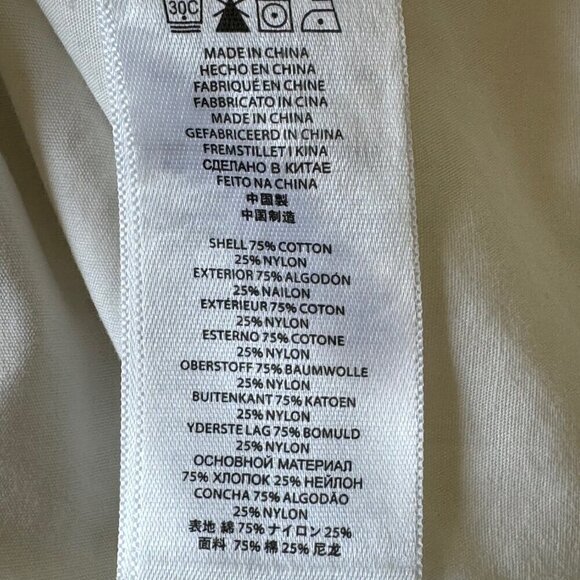 NWOT MICHAEL Michael Kors White & Tan Floral Lace Sheath Dress Size 8 * - Picture 7 of 8